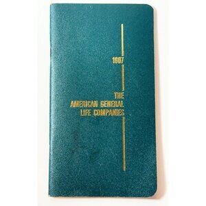 Vtg The American General Life Companies 1967 Pocket Calendar Advertising Houston